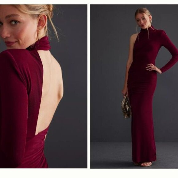 Anthropologie MISHA Pauline Maxi Dress Womens 4 Formal Chic Glamorous Designer - Picture 1 of 8